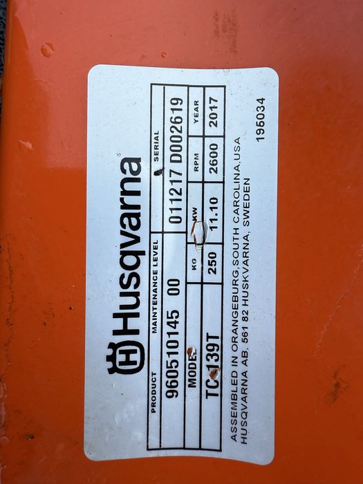 Traktorek kosiarka Husqvarna TC 139 Hydro V-ka 17 rok