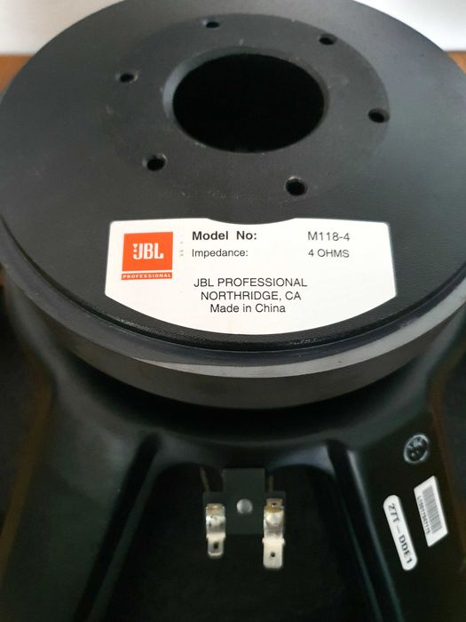 JBL 1x 18" M118-4 500W RMS/700W/1400W!!! 98dB/133dB peak