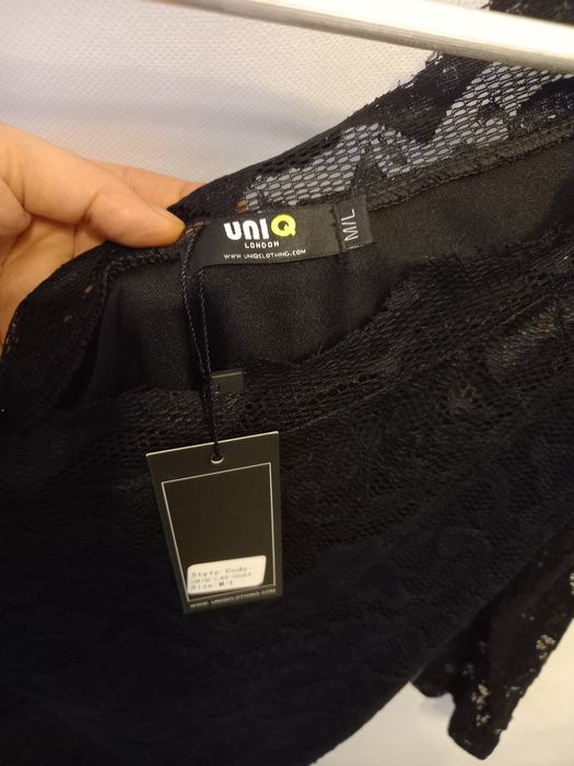 Sukienka czarna z koronki M/L