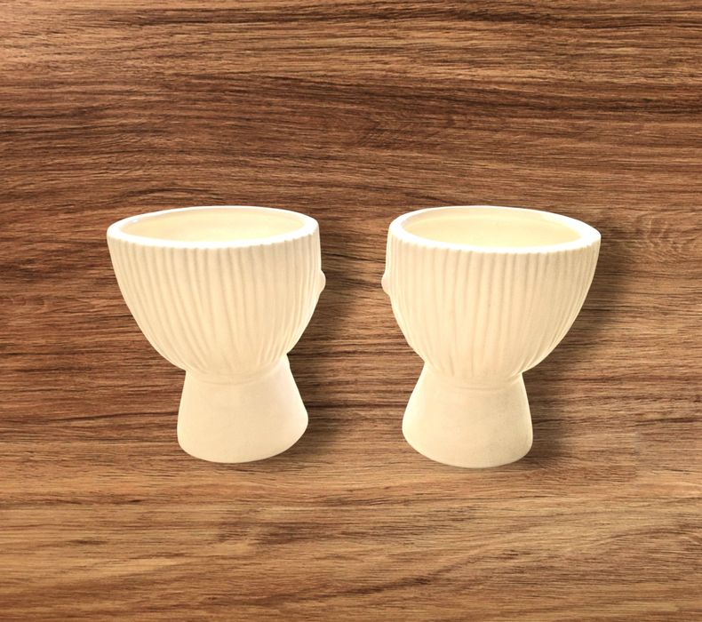 2 vasos cerâmica