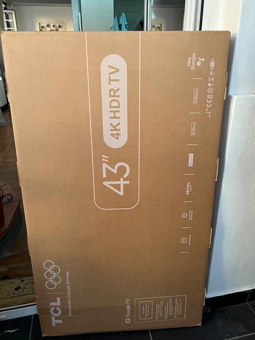 TV TCL 43” 4K hdr