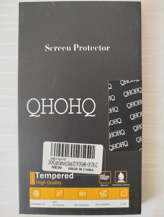 Szkło hartowane QHOHQ do Samsung Galaxy S21 FE 3P(GHM)+3P(jtm)OZ nowe.