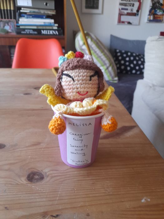 "Cup cake fairies" - bonequinhas fadas artesanais amigurumi