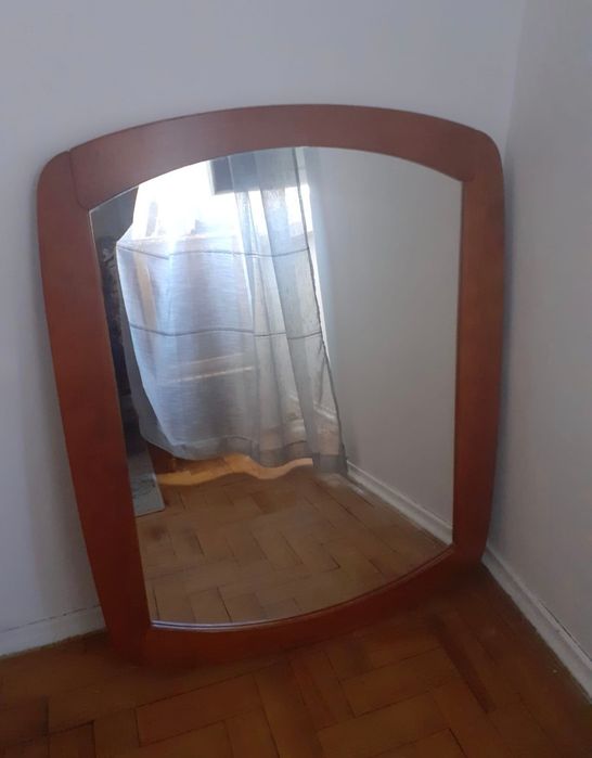 Espelho madeira, 75×95cm