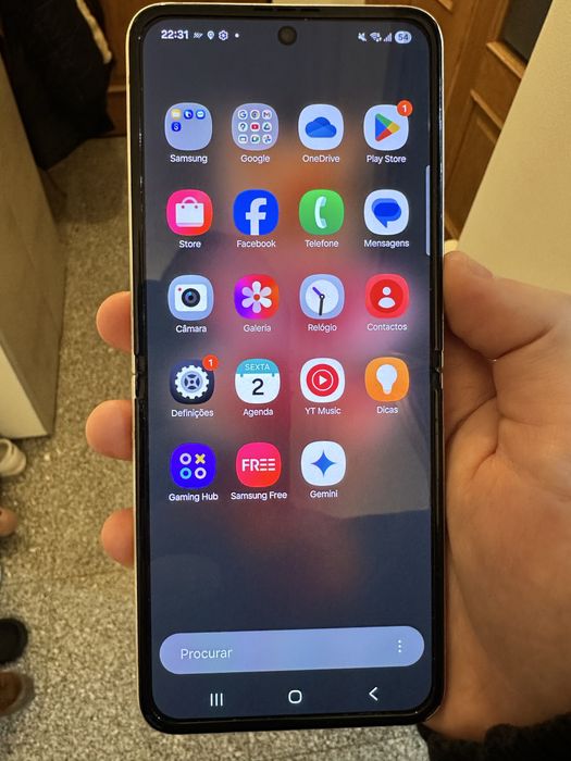 galaxy flip3 128gb cream em bom estado