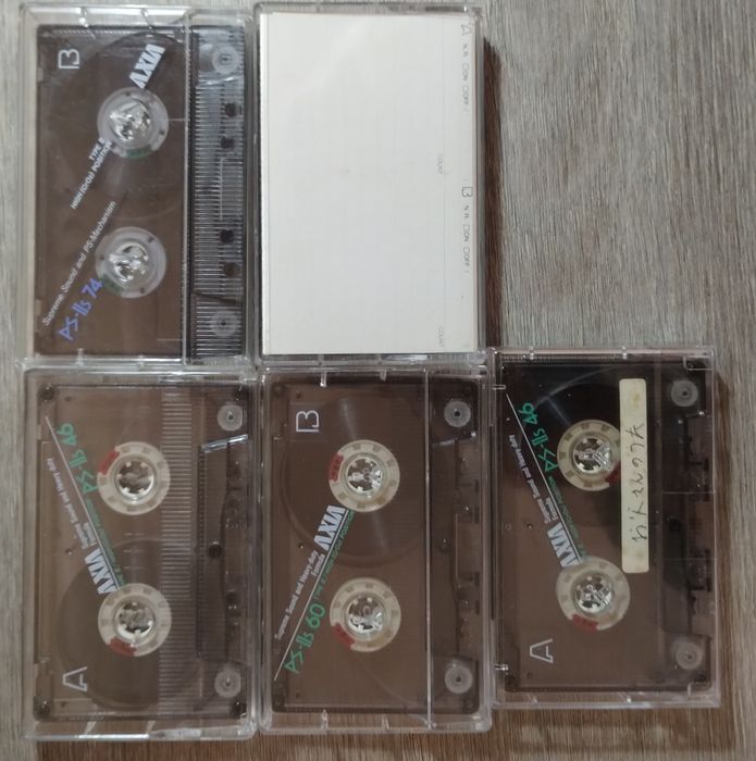 Аудіокасети AXIA PS-II (Japan) | Type II CrO₂ |, одним лотом ,5 шт