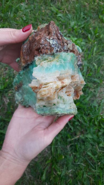 Chryzopraz minerał kamień szlachetny Polska Szklary