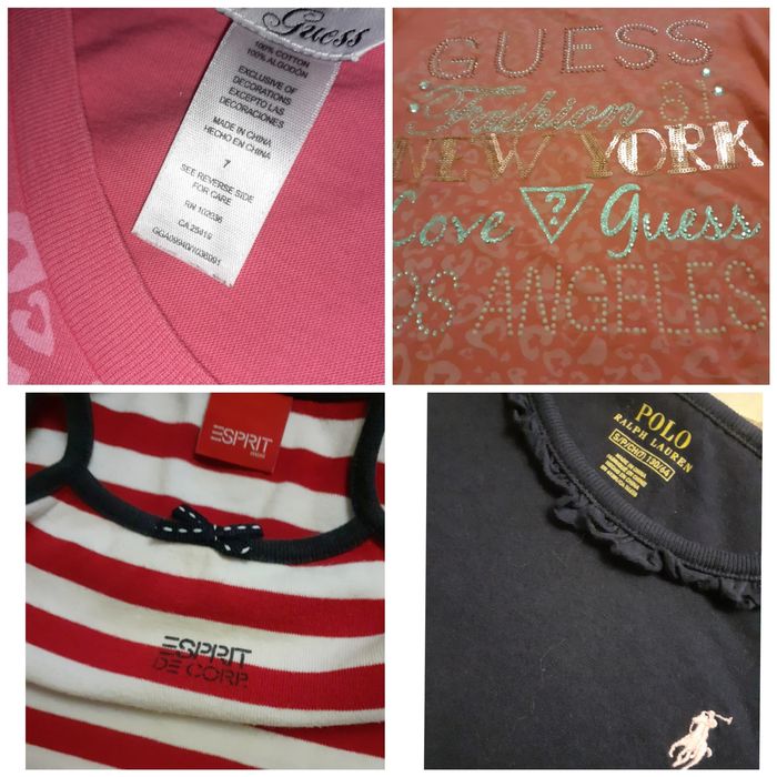 Футболка  платье 7-8лет GUESS оригинал Zara Cap Mayoral Ralph Lauren