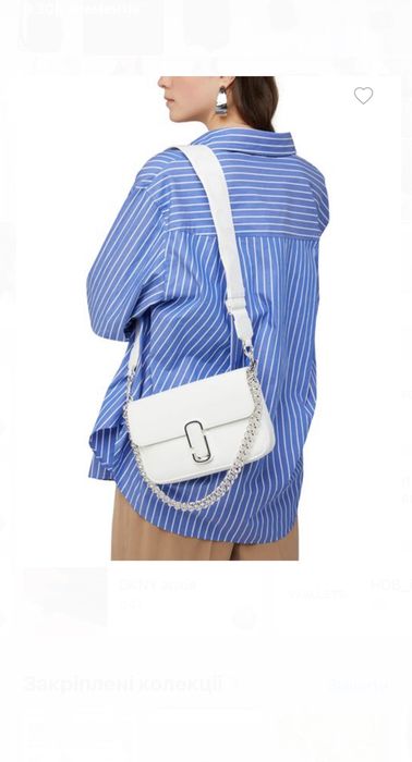 The J Marc Jacobs Shoulder Женская кожаная сумка жіноча сумочка