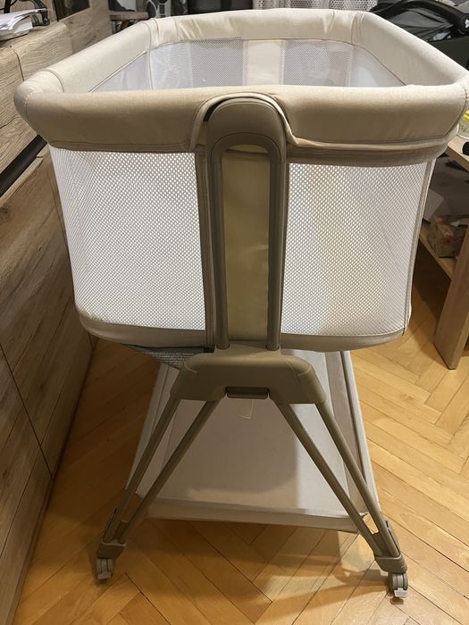 REZERWACJA !! LIONELO łóżeczko dostawne LUNA Beige Sand 2w1