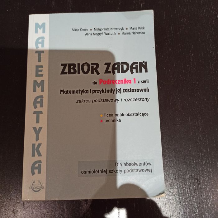 Matematyka 1 Zbiór zadań