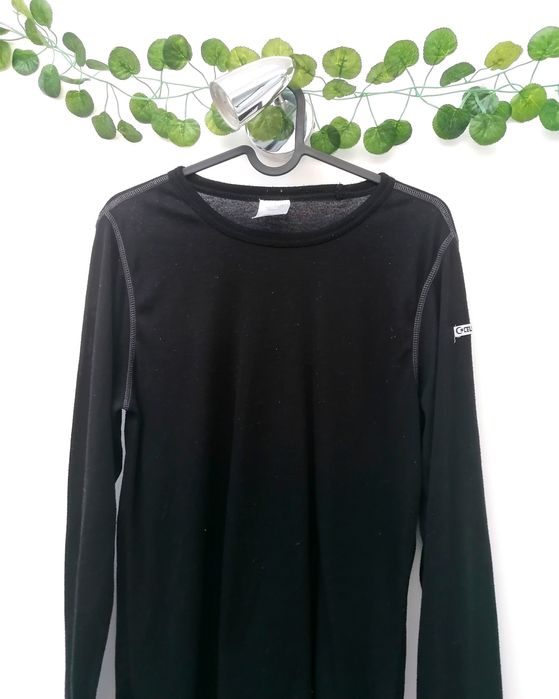 Camisola de Manga Comprida Preta de Homem