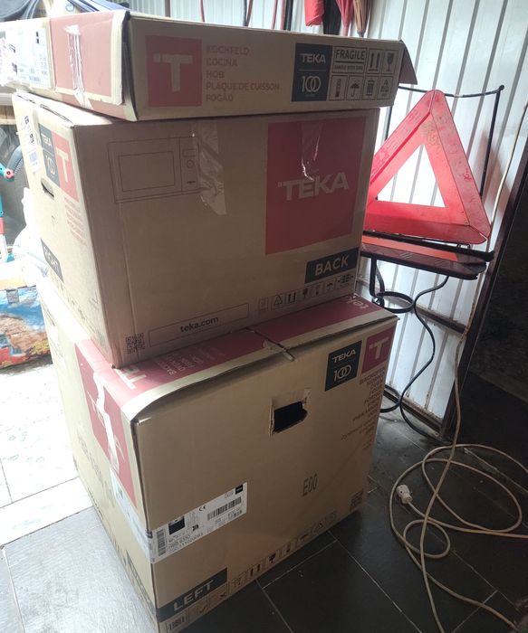 Conjunto eletrodomésticos FAGOR (microondas, forno e placa)
