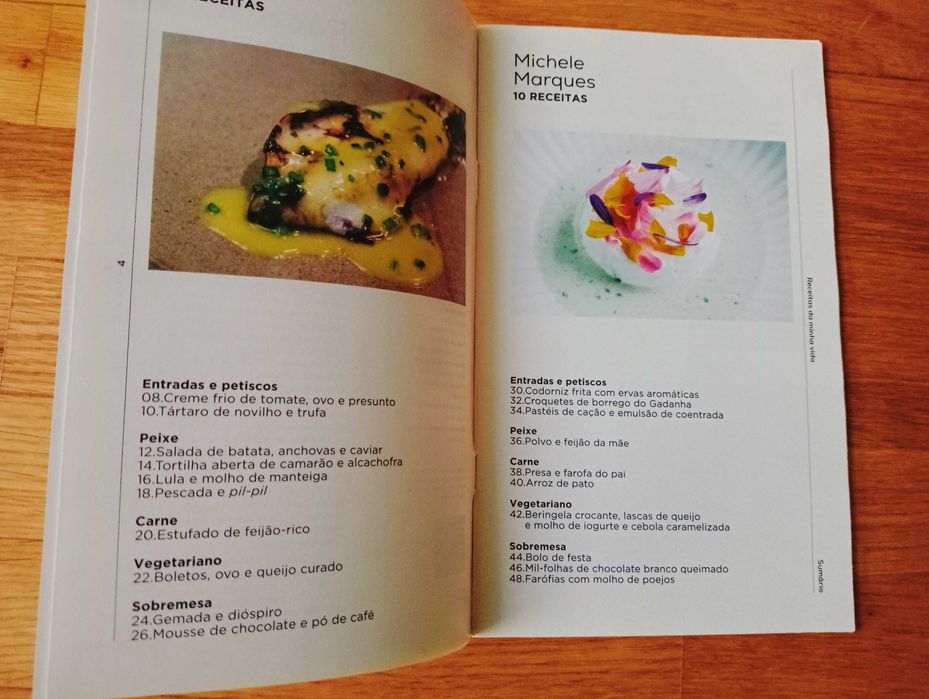 Caderno Receitas da minha vida