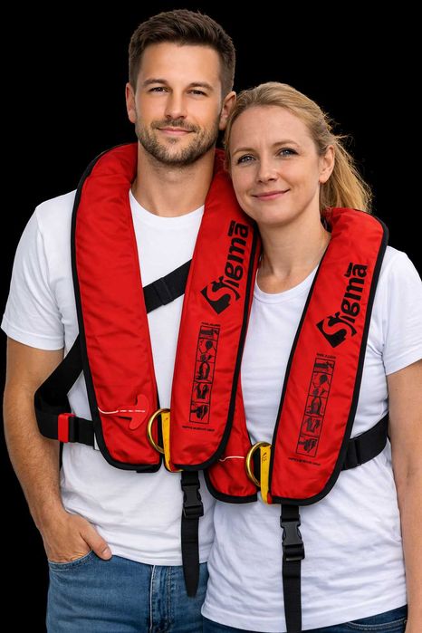 Kamizelka ratunkowa pneumatyczna automatyczna Lalizas SIGMA 170N