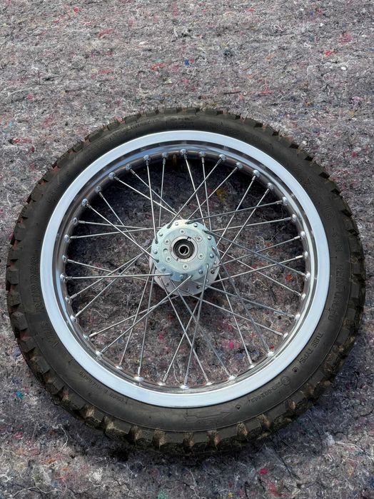 Koło jezdne Simson S51 1,85x16 ALU DPR CLASSIC Srebrna piasta