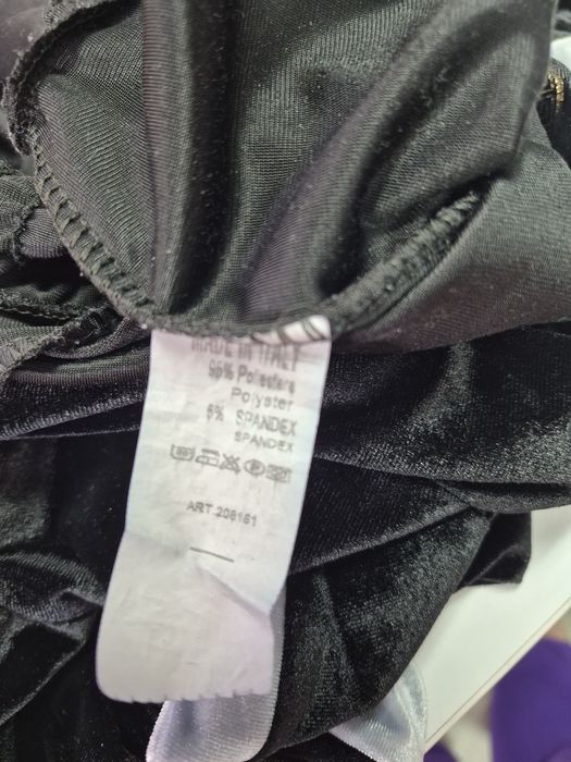 Kombinezon welurowy z kapturem, Made in Italy