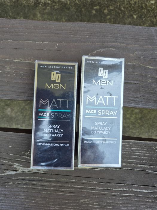 AA men Matt face spray spray matujacy do twarzy dla mezczyzn 2 sztuki