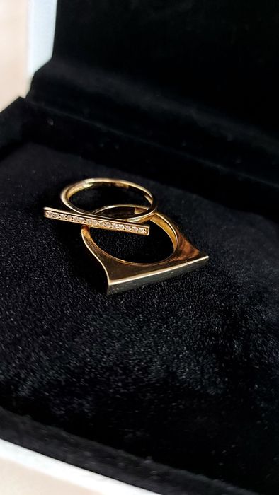 Кольцо золото 585° 16.5 размер