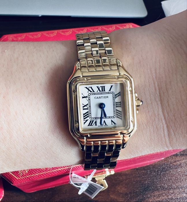 Zegarek Cartier Panther 2 szt złote