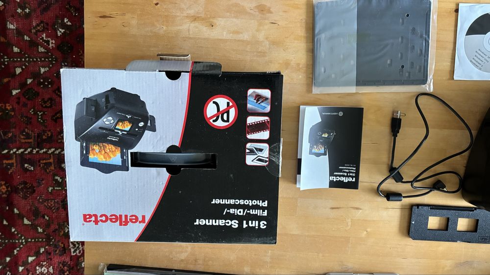 Scanner para slides e negativos