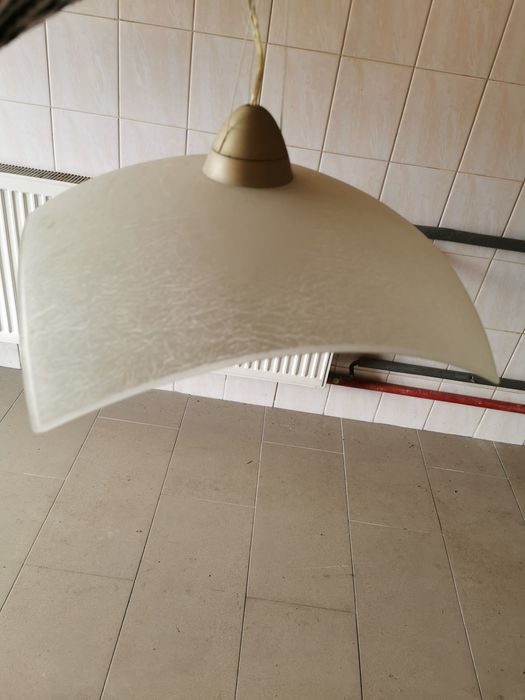 Lampa wisząca szklana