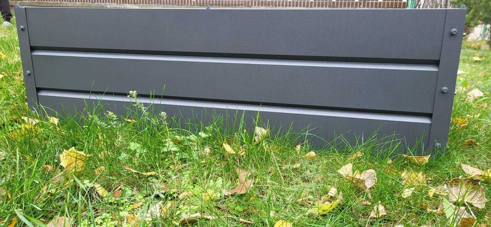 Грядки високі  садові теплі Тепла металева  высокая грядка  для квітів