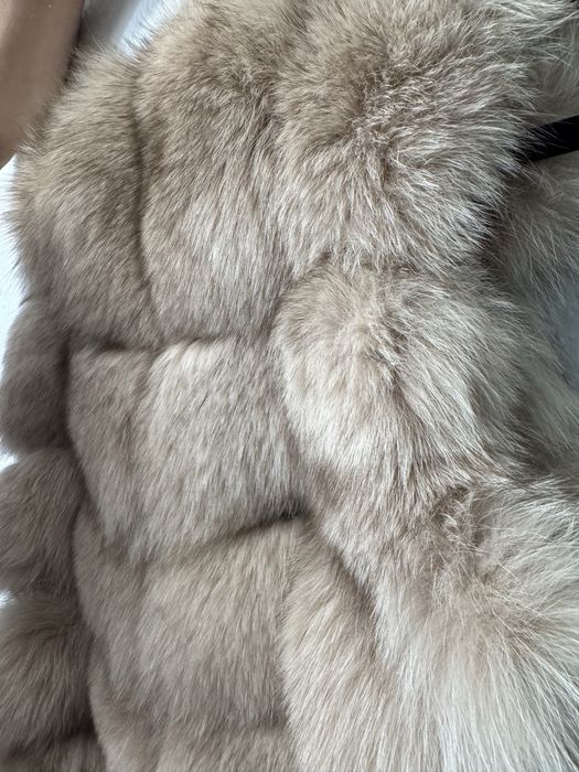 Kamizelka futro naturalne lis