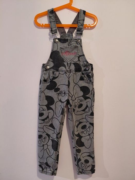 Dziewczęce ogrodniczki jeansowe