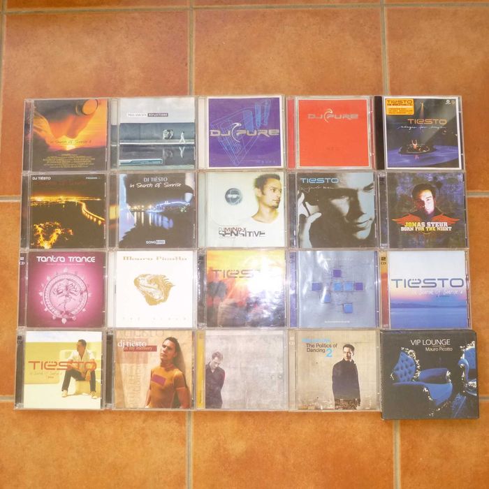 Coleção música Trance 20 albums (31 cds)