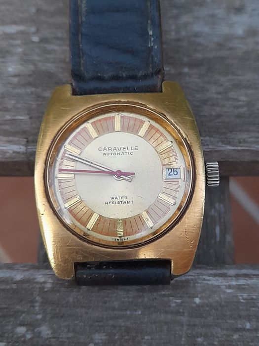 Relógio de pulso de corda da Caravelle automatic - funciona lindamente
