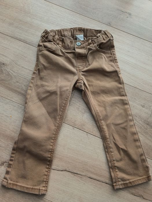 Brązowe spodnie H&M r86