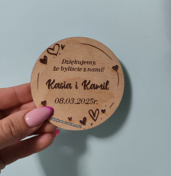 Podziękowanie dla gości weselnych