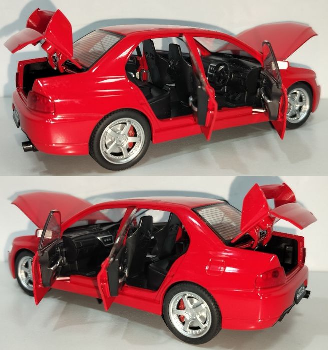 Mitsubishi Lancer Evolution IX модель 1:22 Jinlifang Металл звук
