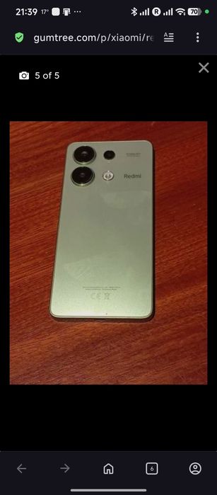 Redmi Note 13 256GB / 8GB RAM – Mint Green