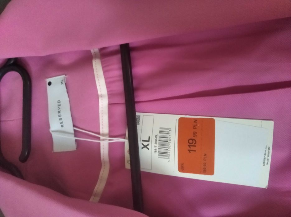 Nowa Różowa Marynarka Reserved