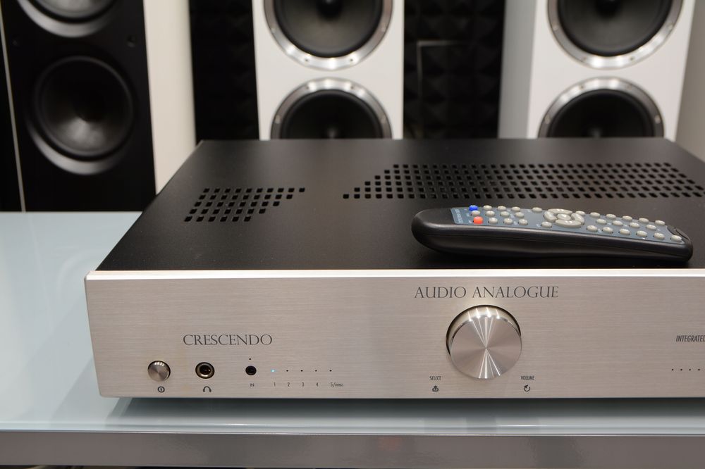 Audio Analogue Crescendo wzmacniacz zintegrowany stereo 2x50W 5xRCA pilot przewód zasilający | raty 0% | zamiana | odsłuch | HI-END AUDIO