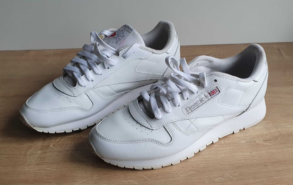 Sneakersy męski Reebok classic leather GY0953 stan bdb wkładka 27 cm rozm. 42