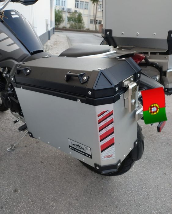 Kit 3 malas laterais e top case