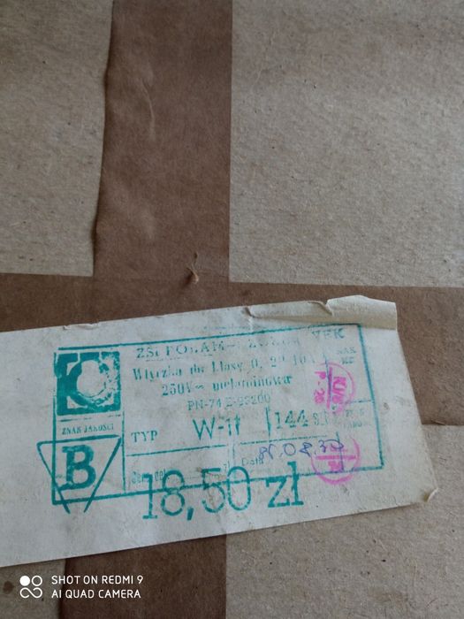 Wtyczki bakelit bakielitowe loft retro PRL