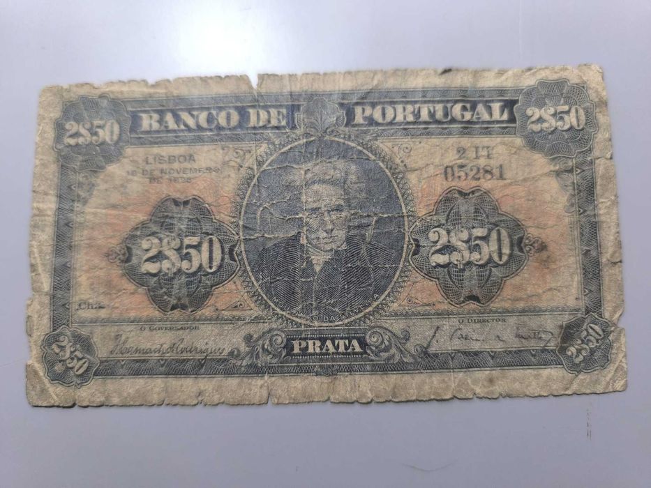 Nota de 250$00 Chapa 2 – 18/11/1925