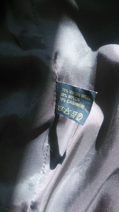 Wełniano-kaszmirowa marynarka r. 40