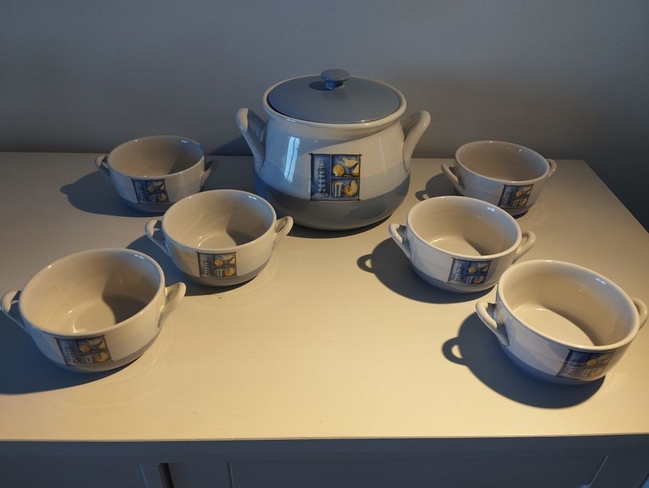 Gray tableware set with headlights447453806997032962