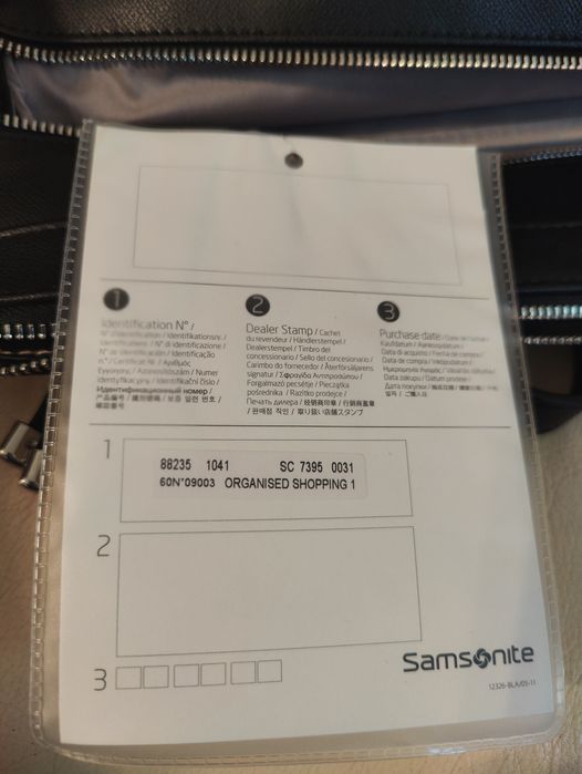 Сумка Samsonite жіноча Італія