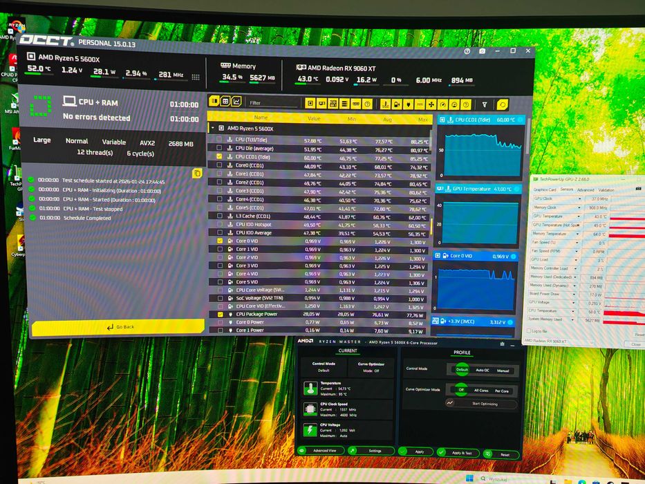 Komputer gamingowy Ryzen5600x/RX9060XT 16gb