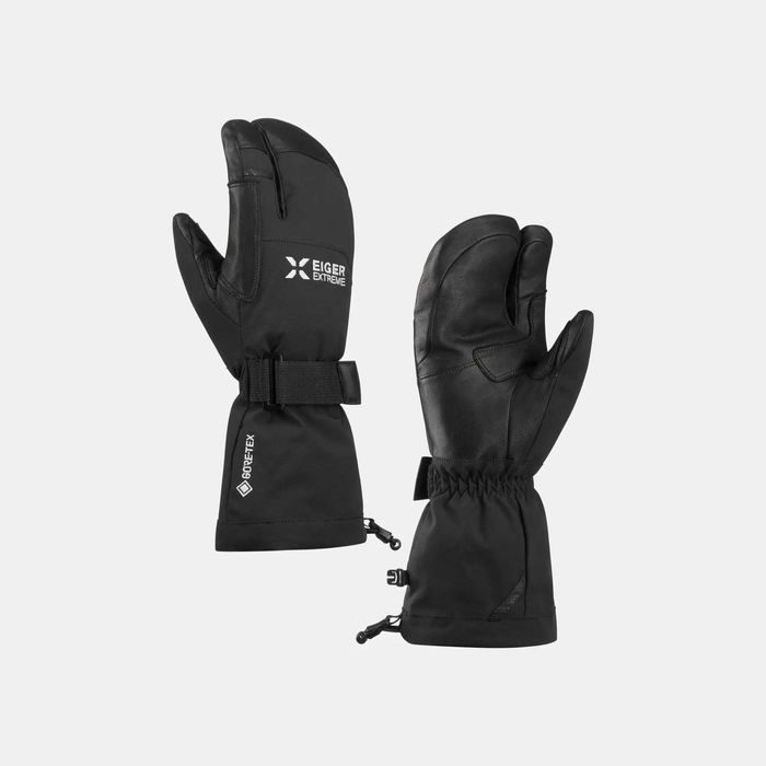 Rękawiczki Mammut Eiger Nordwand Warm 3-Finger Glove Black