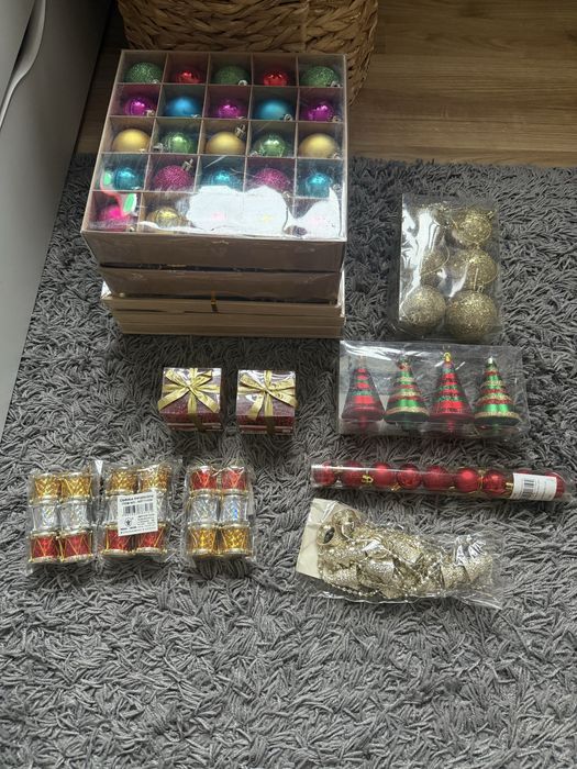 Zestaw ozdób choinkowych