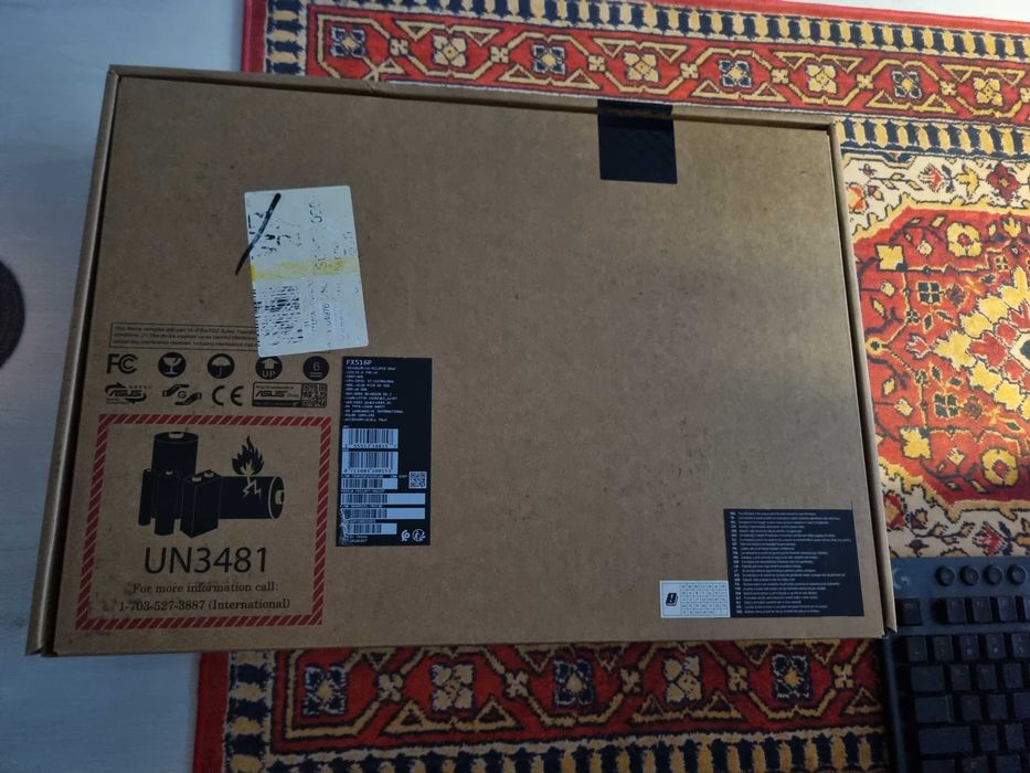 ASUS TUF Dash Gaming F15 i7, 24GB RAM, RTX3060, SSD 512g (mod FX516PM)