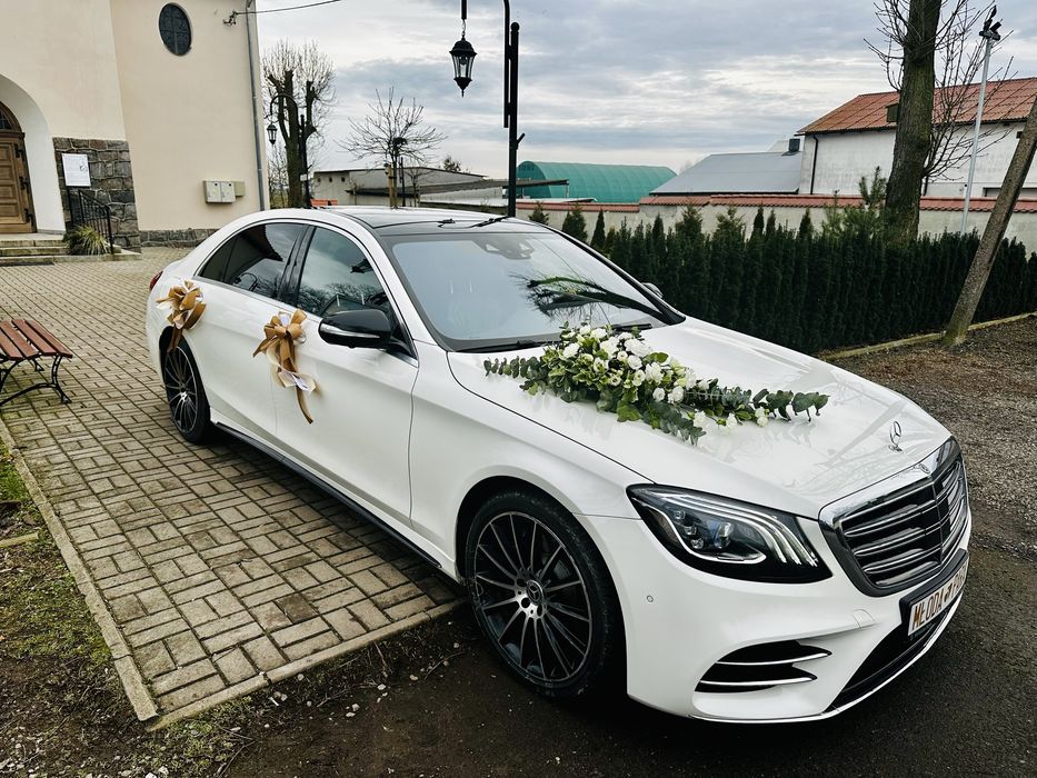 Auto do ślubu !!! Mercedes S klasa Long