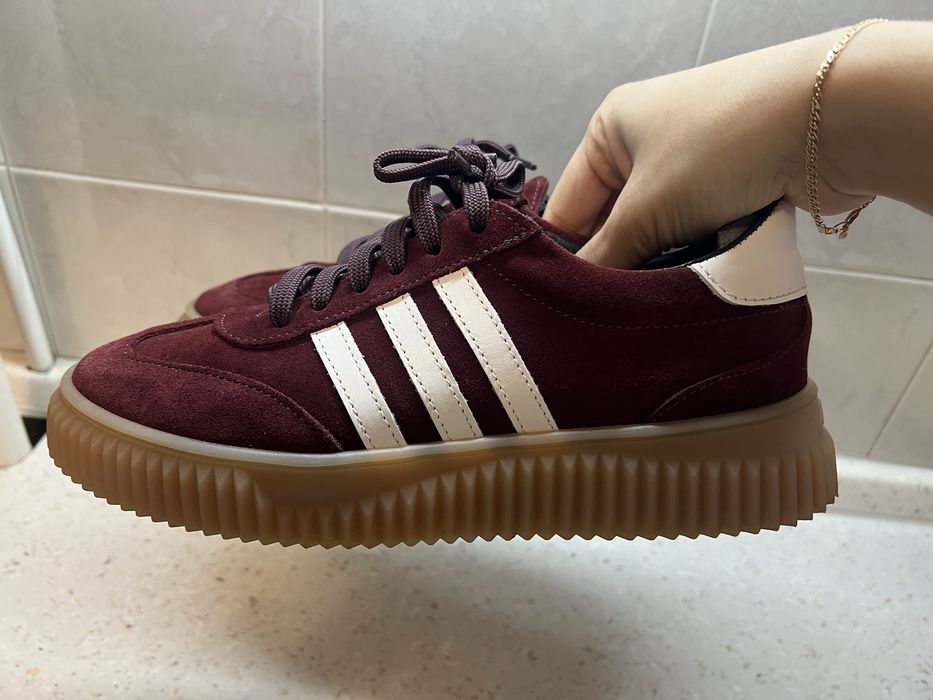 Кеди натуральна замша